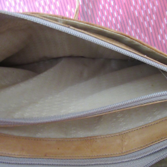 VINTAGE GENUINE EEL SKIN LEATHER CLUTCH WITH DETACHABLE SHOULDER STRAP - Picture 10 of 16